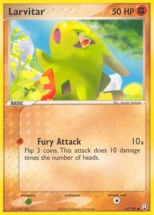 Larvitar 062/109  - Reverse Holofoil - Common