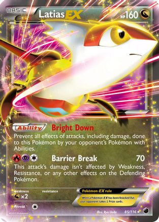 Latias EX (85/116) [Noir et blanc : Gel du plasma] 