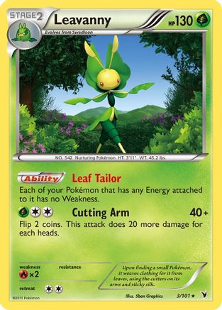 Leavanny  - Holofoil - Holo Rare