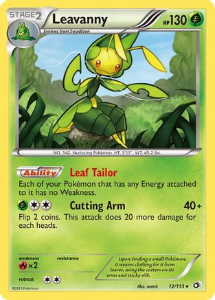 Leavanny 012  - Holofoil - Holo Rare