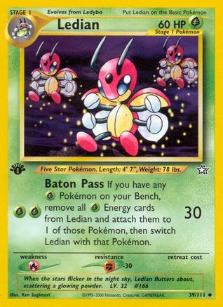 Ledian 039  - 1st Edition - Uncommon