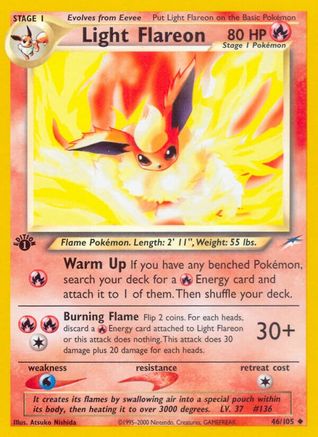 Light Flareon (46/105) [Neo Destiny 1ère édition] 