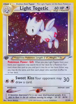 Light Togetic  - 1st Edition Holofoil - Holo Rare