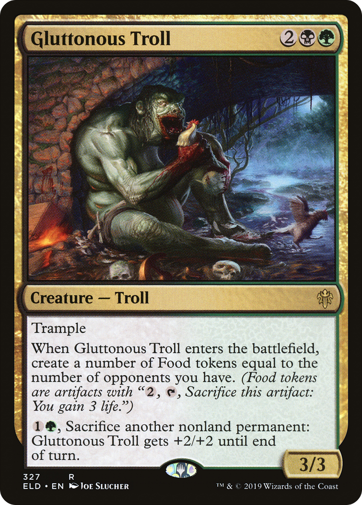 Troll glouton [Trône d'Eldraine] 