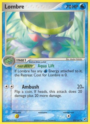 Lombre - 033/107/107  - Reverse Holofoil - Uncommon