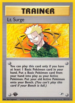 Lt. Surge (101) (101) 101  - 1st Edition - Rare