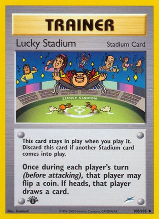 Lucky Stadium 100/105  - 1st Edition - Uncommon