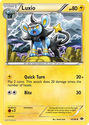 Luxio (45)  - Uncommon