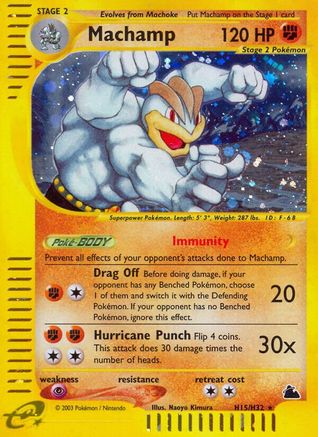 Machamp (H15)  - Holofoil - Holo Rare
