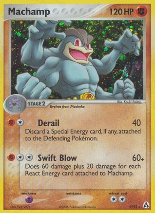 Machamp (9/92) (Estampillé) [EX : Legend Maker] 
