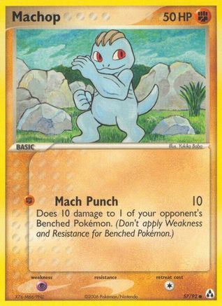 Machop/92  - Reverse Holofoil - Common