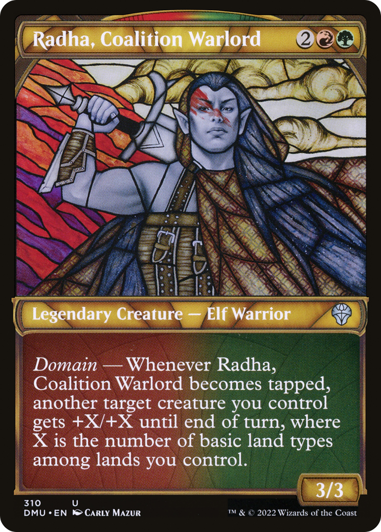 Radha, seigneur de guerre de la coalition (vitrine) [Dominaria United] 