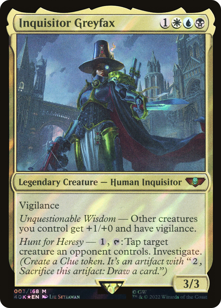Inquisiteur Greyfax (Surge Foil) [Warhammer 40,000] 