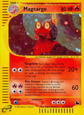 Magcargo (H16)  - Holofoil - Holo Rare