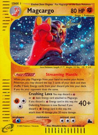 Magcargo (H17)  - Holofoil - Holo Rare