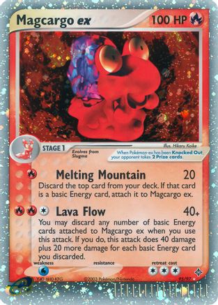 Magcargo ex  - Holofoil - Ultra Rare