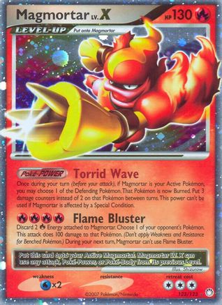 Magmortar Lv.X/123  - Holofoil - Ultra Rare