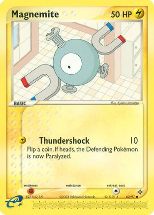 Magnemite - 63/97/97  - Common
