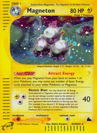 Magneton (H18)  - Holofoil - Holo Rare