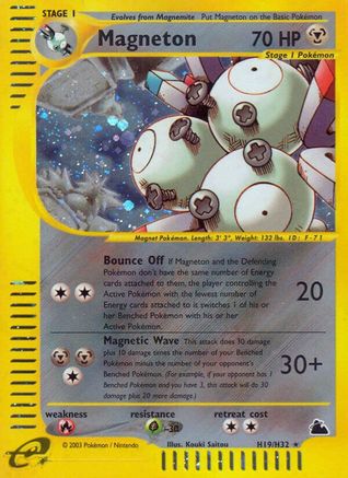 Magneton (H19)  - Holofoil - Holo Rare