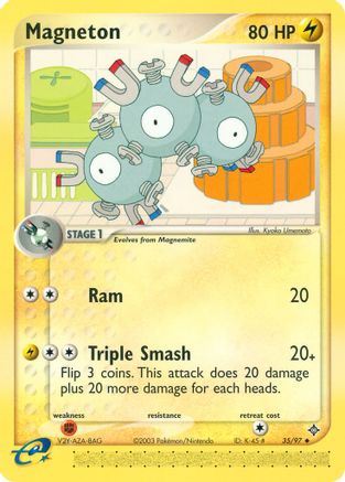 Magnéton (35/97) [EX : Dragon] 