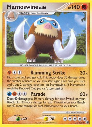 Mamoswine 021/100  - Rare