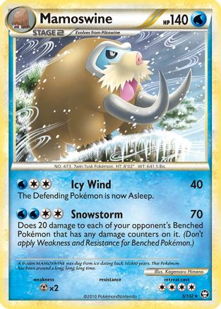 Mamoswine 005  - Holofoil - Holo Rare