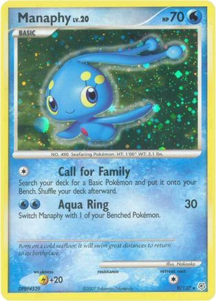 Manaphy 009  - Holofoil - Holo Rare