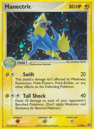 Manectric 007/106  - Reverse Holofoil - Holo Rare