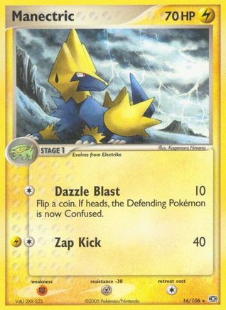 Manectric (16/106) [EX : Émeraude] 
