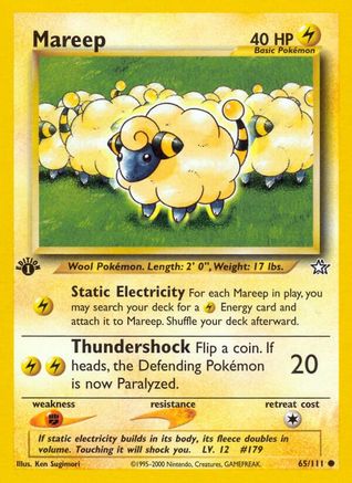 Mareep 065  - 1st Edition - Common