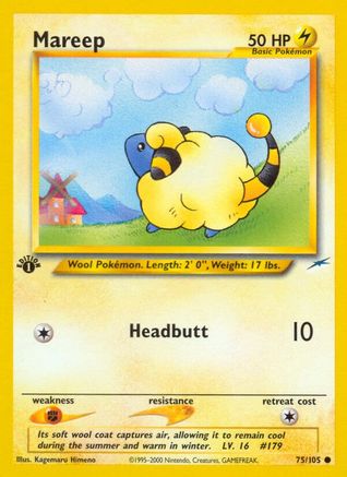 Mareep (75/105) [Neo Destiny 1ère édition] 