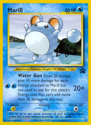Marill (29) [Wizards of the Coast: Black Star Promos] 