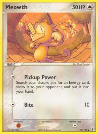 Meowth 077  - Common