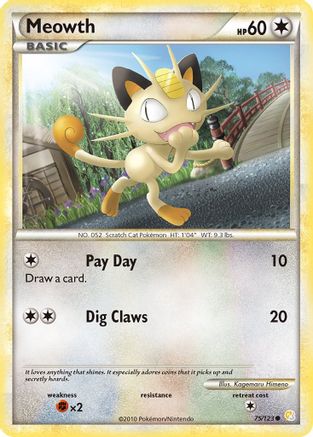 Meowth 075  - Common