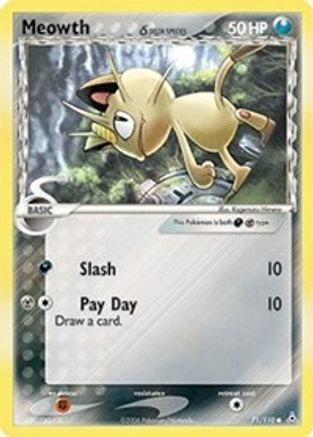 Meowth (Delta Species) 071  - Reverse Holofoil - Common