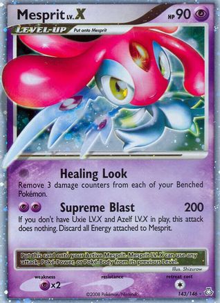 Mesprit LV.X  - Holofoil - Ultra Rare