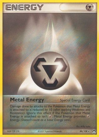 Énergie métallique (88/108) (estampillée) [EX : Power Keepers] 