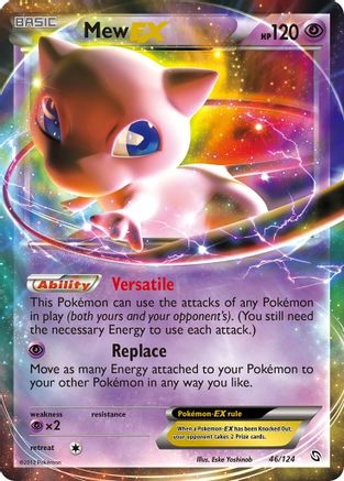 Mew EX (46/124) [Noir et Blanc : Dragons Exaltés] 