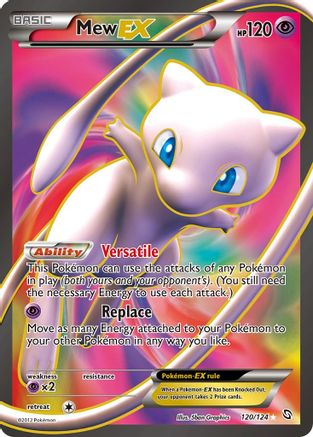 Mew EX (120 Full Art)  - Holofoil - Ultra Rare