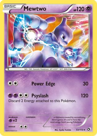 Mewtwo 053/113  - Holofoil - Holo Rare