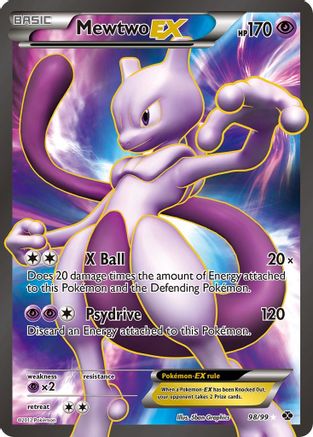 Mewtwo EX (98 Full Art)  - Holofoil - Ultra Rare