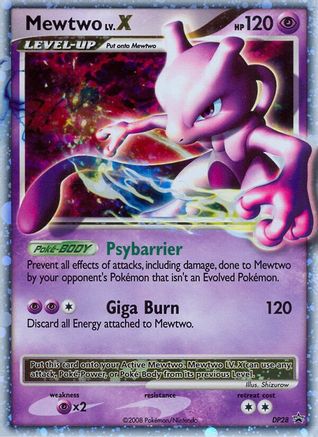 Mewtwo LV.X - DP28  - Holofoil - Promo