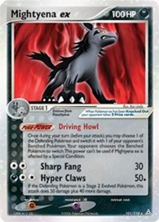 Mightyena ex  - Holofoil - Ultra Rare