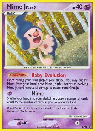 Mime Jr. - DP22  - Holofoil - Promo