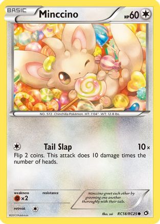 Minccino RC18  - Holofoil - Common