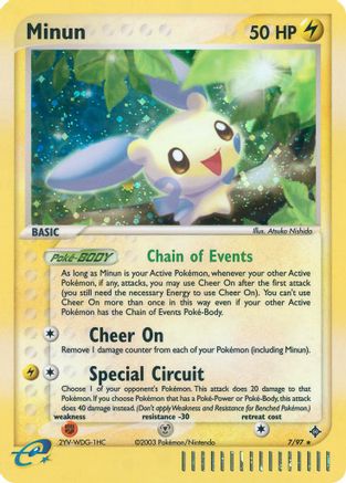 Minun (7/97) [EX : Dragon] 