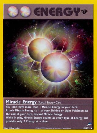 Miracle Energy  - 1st Edition Holofoil - Holo Rare