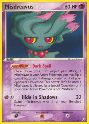 Misdreavus (25/109) (Estampillé) [EX : Team Rocket Returns] 