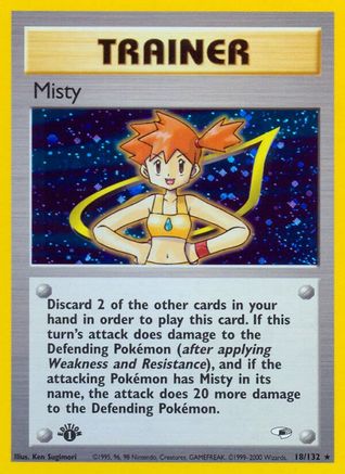 Misty (18/132) [Gym Heroes 1ère édition] 